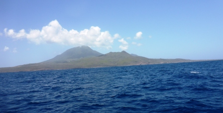 Approaching Nevis