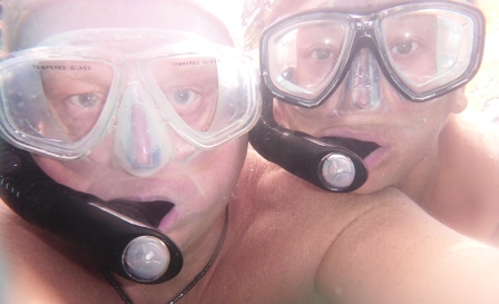 Snorkelling selfie