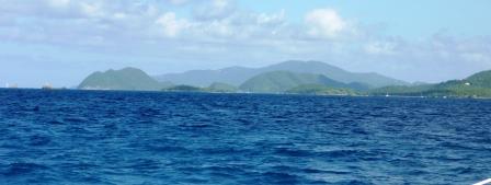 Beautiful vista across the islands