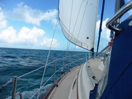 Sailing downwind