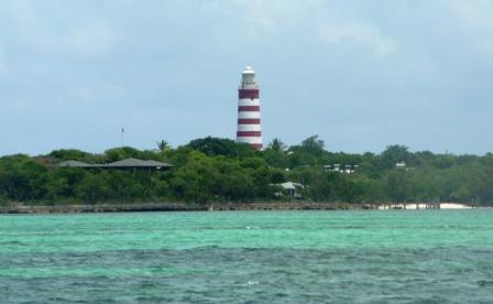 View of the Hope Town Lighthouse