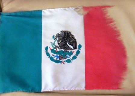 All that's left of our Mexican flag